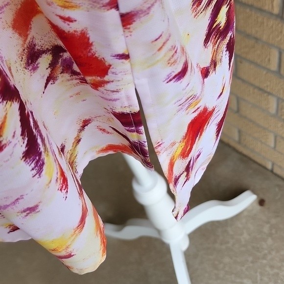 Terra & Sky plus size tunic brightly colored long sleeve blouse - Picture 4 of 12